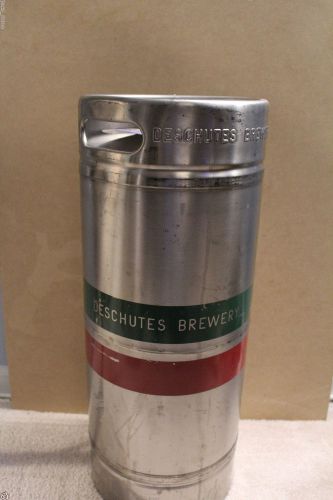 Deschutes Brewery 1/6 Barrel Empty Stainless Steel Keg 5 Gallon