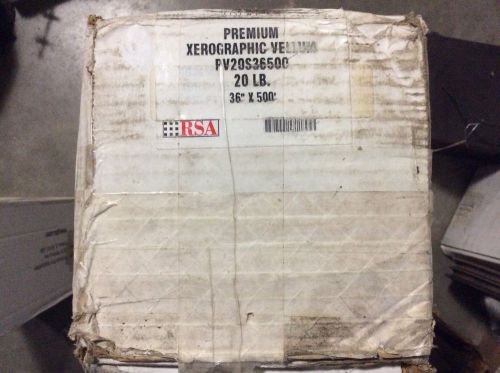 RSA Premium Xerographic Vellum PV20S36500 (36&#034; x 500&#039;)