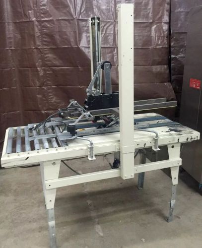 Scotch 3m adjustable top and bottom case sealer, mod18000 w/ interpack tape head for sale