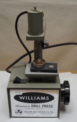 A Williams Gold Refining Co.Precision Mini Drill Press for Dentists,Jewelers