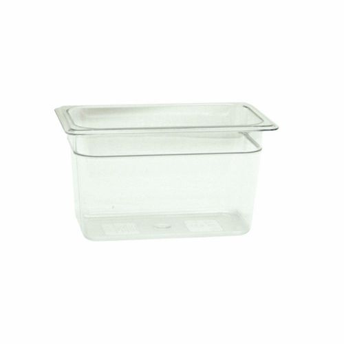 1 PC Ploy Polycarbonate Food Pan 1/4 Size 6&#034; Deep  -40°F to 210°F NSF Listed