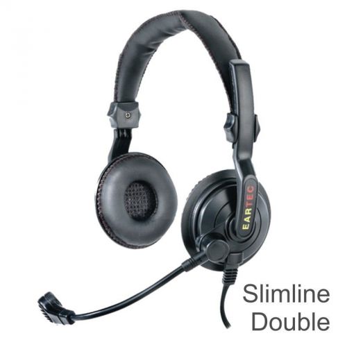 Eartec Slimline Double Headsets for Production Intercom Systems