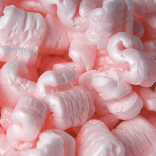 Packing Peanut Anti Static Loose Fill 40 Cubic Ft 300 Gallons Free Shipping Pink