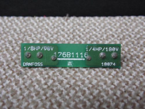 Danfoss 176B1116 PC Board Connector 1/8HP 90V 1/4HP 180V 18074