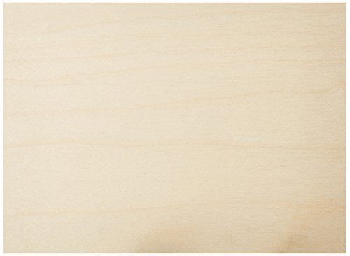 School Specialty 434105 Wood Panels for Block Printing, 6&#034; x 8&#034; Pack of 12