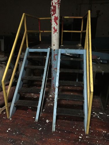 Industrial Steel Staircase and Platform