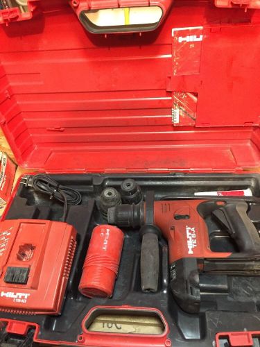 Used HILTI  TE 6-A TE 6-A CORDLESS 36 VOLT HAMMER DRILL,CHARGER &amp; Accessories