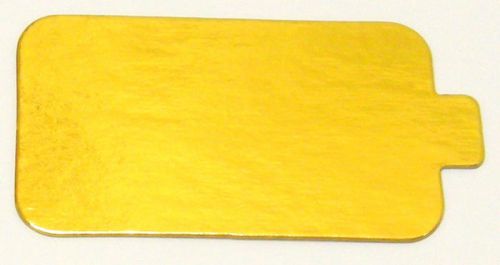 Mono-Board Gold, Rectangle with Tab Size 2-1/4&#034; x 3-7/8&#034; - Pack of 25