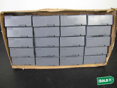 20 PIECE ALPHA SECURITY CLAM SHELL SECURITY BOX CASE ACM356B RETAIL STORE ALARM