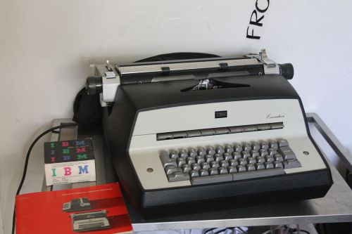 Vintage IBM Executive Typewriter Model 42 With Manual and Cover