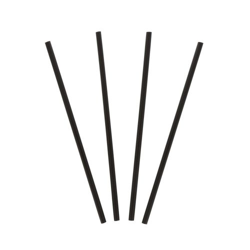 CiboWares 7.75&#034; Jumbo Black Straws, Package of 250, AW7021758