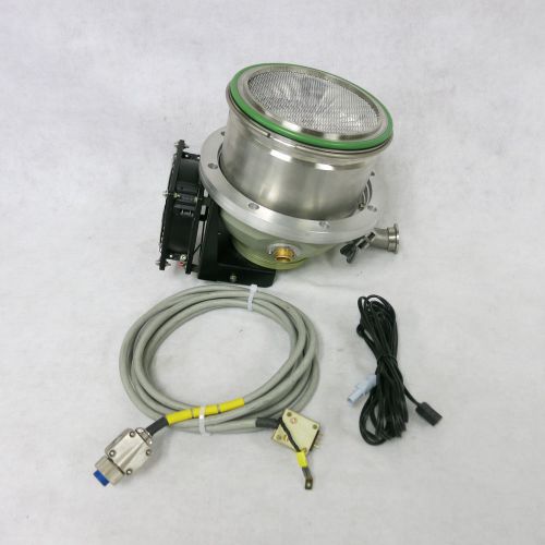 Alcatel annecy 5400 turbo molecular high vacuum pump w/ fan &amp; cables for sale