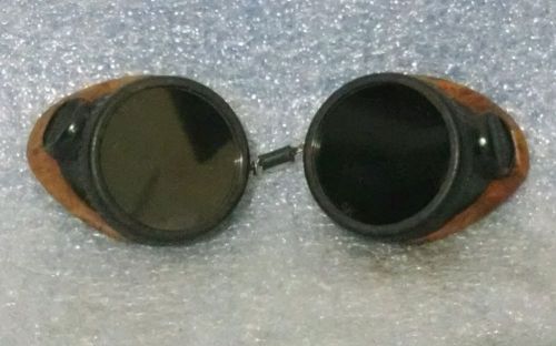 Vintage Willson Steampunk Tinted Sun Welding Goggles 50MM Lens