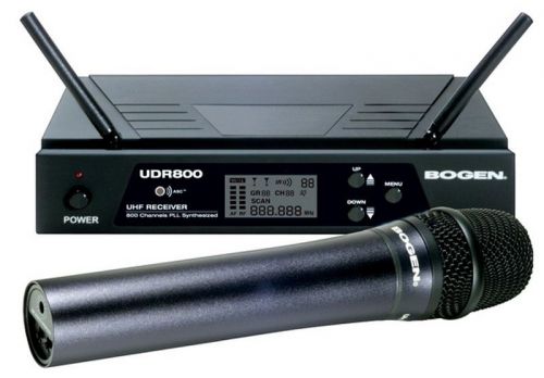 Bogen Communications BG-UDMS800HH Wireless Handheld Microphone 800 Channel