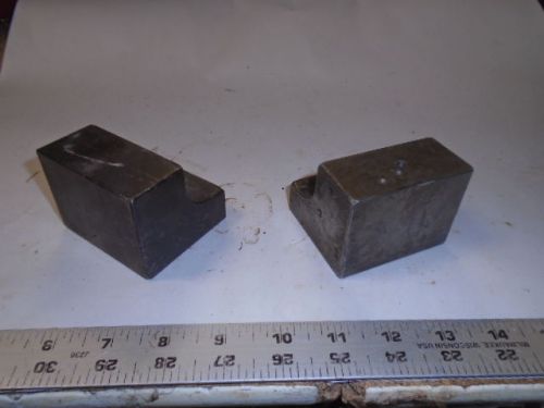 MACHINIST TOOLS LATHE MILL Lot of 2 Tool Makers Angle Plate Fixture s