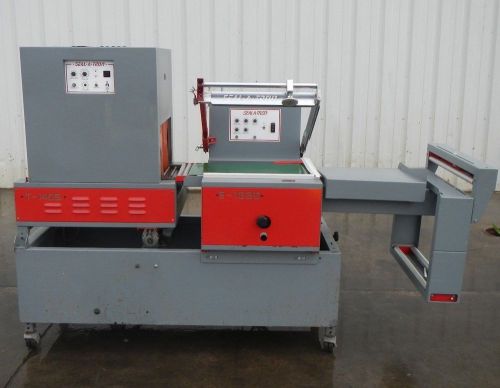 Seal-a-tron s-1620 l-bar sealer/t140s heat shrink tunnel packaging system for sale