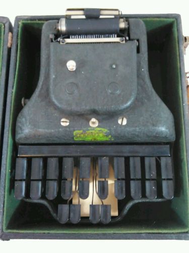 Vintage STENOTYPE Machine MasterModel No.4 LASALLE EXTN UNIVERSITY Original Case