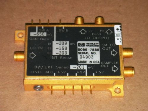 HP/Agilent 5086-7885 Switch Local Oscillator Distribution Amplifie, Pictured.