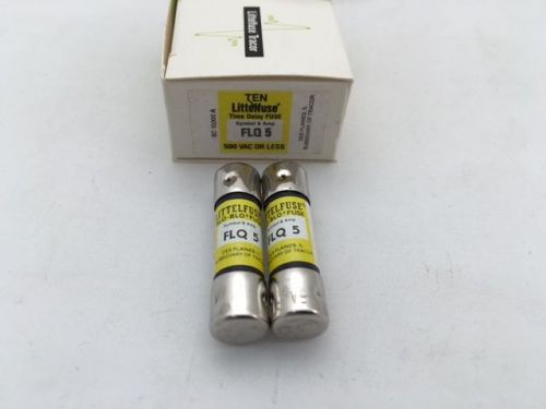 Flq5 – littelfuse, 5 amp 500vac, slow blow, midget fuse, (size: 5ag) for sale