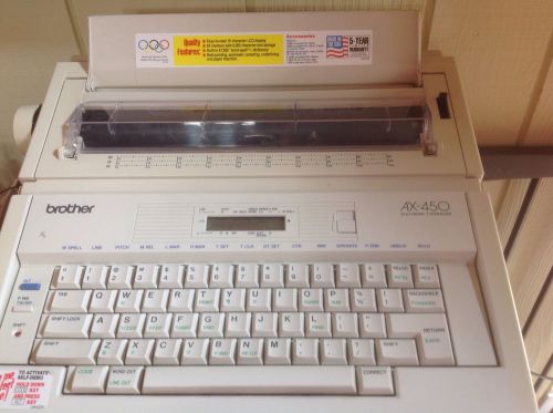 Brother AX-450 electronic typewritter