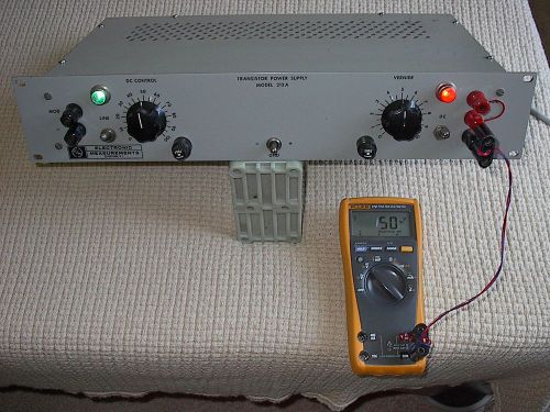 Transistor Power Supply: 0-100 VDC, 100 mA Output, Electronic Measurements 212 A