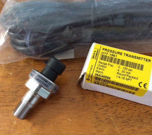 New pentek 1/4 &#034; well pump system pressure transducer transmitter 100 psi cord for sale