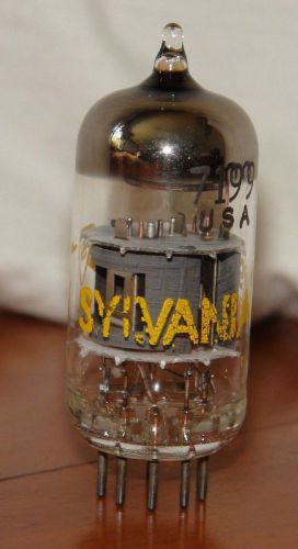 Vintage Sylvania 7199 Vacuum Tube  Very Strong Results = 3210/2420