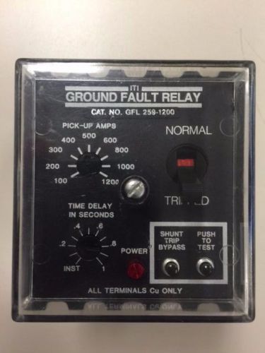 GFL259-1200 Ground Fault Relay - Instrument Transformers Inc. 120 volt