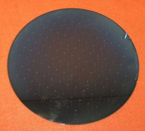 8&#034; 200mm Silicon Wafer for Art Projects Cool Pattern on front, blank back #8