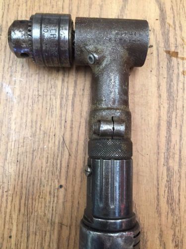 Ingersoll Rand Angle Drill with a 3/8&#034; Jacob Chuck 550 RPMs Serial # 13310 ---B