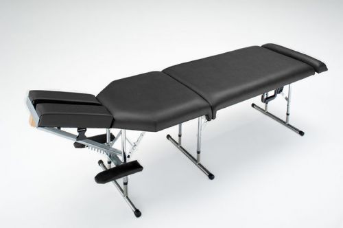 Deluxe portable chiropractic table - black for sale