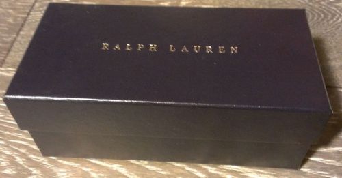 Genuine RALPH LAUREN Fashion Designer 7 X 3.5 X 2.75 Empty Sunglass Box Case