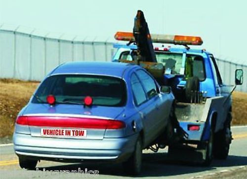 Vehicle in Tow Magnet -High Grade - Used for RV Trucking Transport Recovery etc.