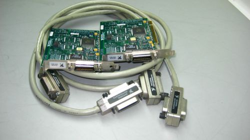 National Instruments PCI-GPIB Card 183617G-01 W/ 6FT 5&#039;&#039;Cable (Lot of 02) #TQ100