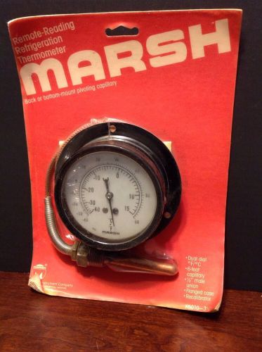 Marsh Remote-Reading  Refrigeration Thermometer K5010-3 1/2&#034; Pivoting Capillary