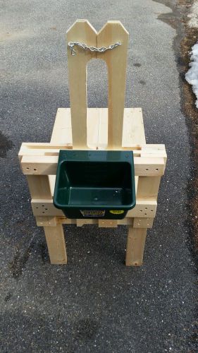 Goat milking stand medium non pressure treated. for sale