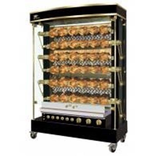 Rotisol MF1375-6G-LUX MasterFlame &#039;Rustic-Style&#039; Rotisserie Oven gas...