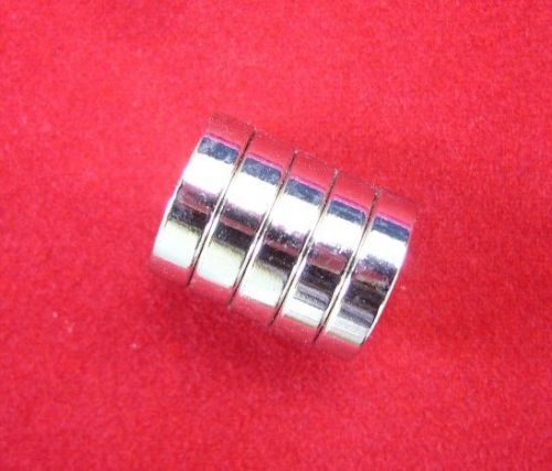 5 n48 neodymium magnets - 1/2&#034; x 1/8&#034; x 1/8&#034;- ring for sale
