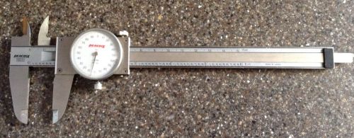 Vintage Peacock Dial Calipers 6&#034;-Good working condition vernier