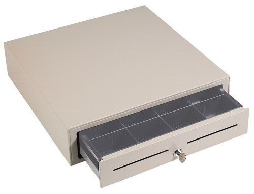 MMF VAL-u Line Cash Drawer with Kwik Kable, 16.1 x 16.3 x 3.9 Inches, Beige