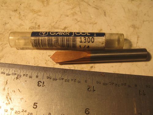 6 pc Garr Tool Step Spade Die drill, 1/4&#034; Solid Carbide unused (48)