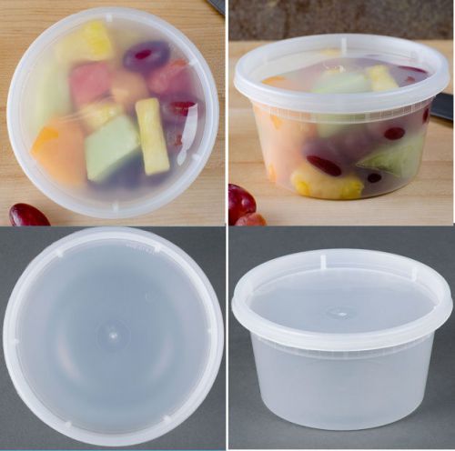 12 oz.(355 ml) Food Grade Container, Soup Cup, Deli Pro, 240 Cups w Lids/Case