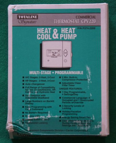 Totaline Signature Commercial Thermostat CPV220 (P/N P374-2200)