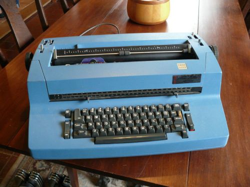 Vintage IBM Correcting Selectric II Electronic Typewriter Blue, works perfectly