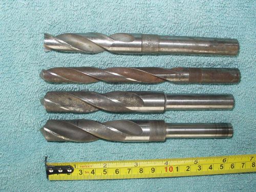 HIGH SPEED METAL DRILL BITS (LOT OF 4)  INDUSTRIAL