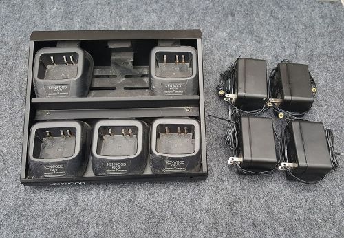 Kenwood KMB-21 Multiple Charger Bracket w/ 5 KSC-31 Chargers