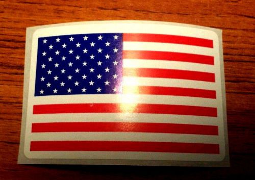 36- Peel Off  2&#034; x 3&#034; U.S.A./American Flag Stickers/Labels.