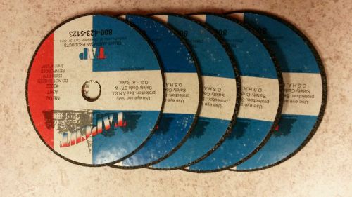 5 Pc 3&#034; Cut Off Wheel For Metal Cutting Disc Grinders 1/16&#034; Thickness 3/8&#034; Arbor