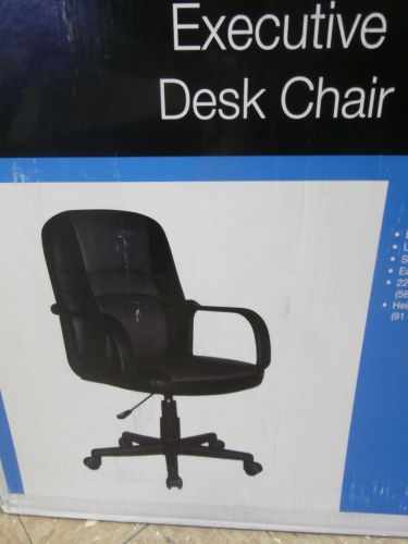 YUSEN LOGISTICS EXECUTIVE ROLLING &amp; SWIVELING DESK CHAIR NIB