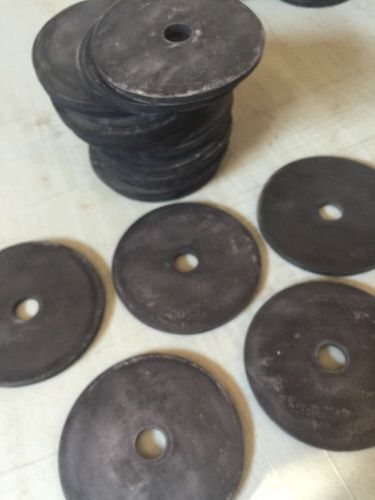 NEOPRENE RUBBER WASHERS 3/16&#034; Thick Almost 4&#034; Round With 5/8&#034; Inside Hole